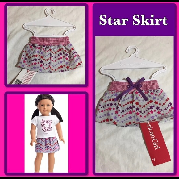 American Girl Truly Me Star Skirt for 18” Dolls w/Hanger 2016 Retired New In Box - Picture 1 of 2